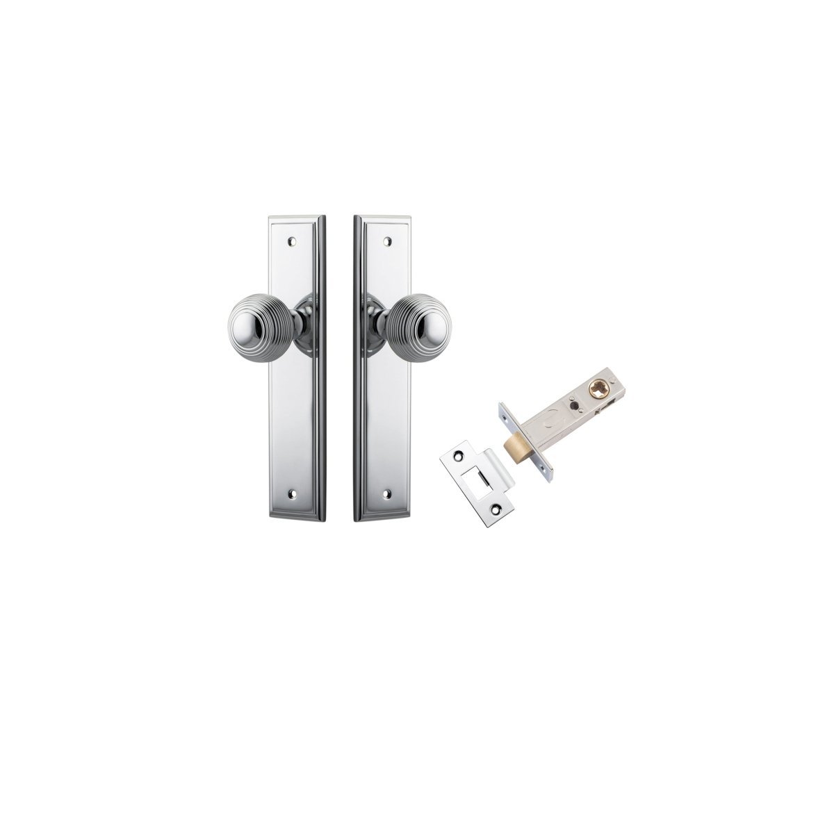 Guildford Knob - Stepped Backplate - Entry - Point - 11842KPASS60 - Iver