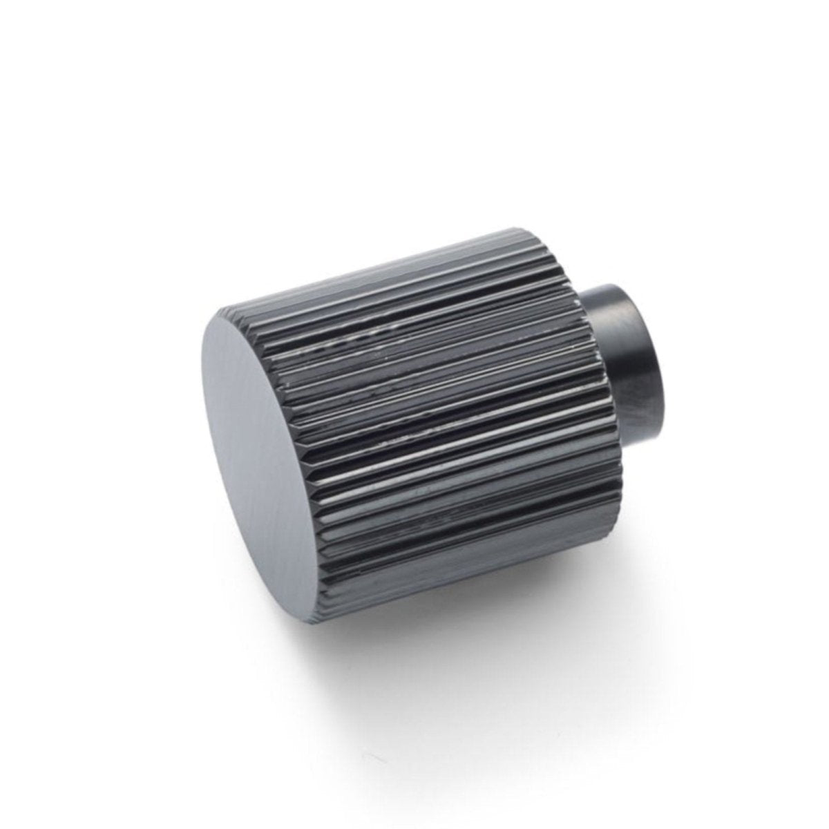 Gunmetal Fluted Knob - Rhea - Entry - Point - CABRHE20GM - Manovella