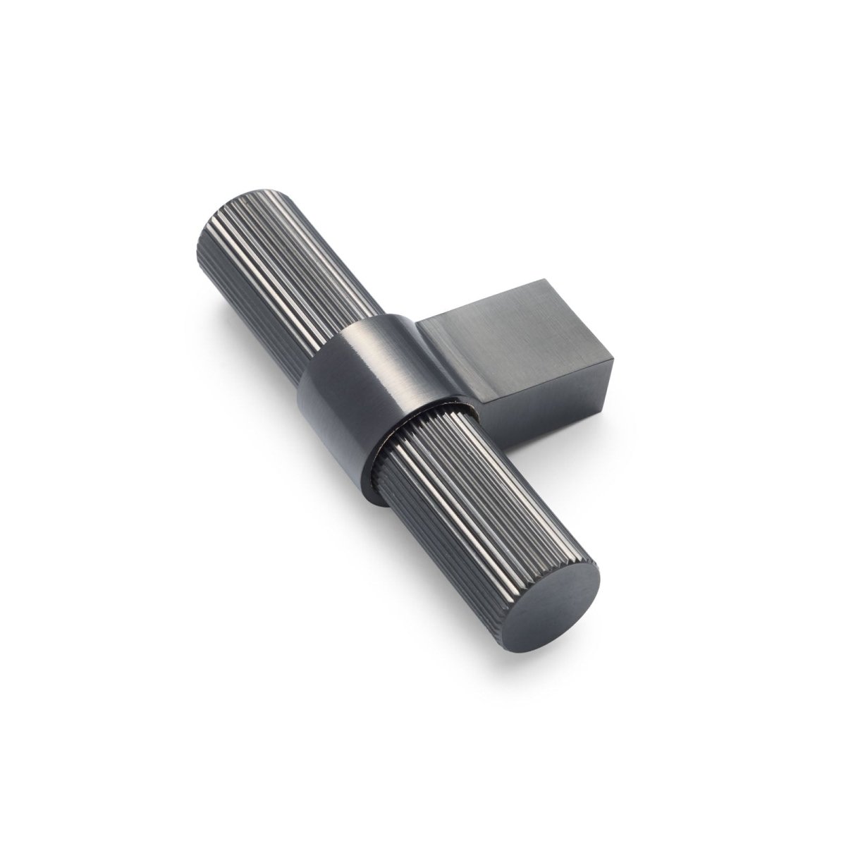 Gunmetal Fluted T - Bar - Athena - Entry - Point - CABATH70GM - Manovella