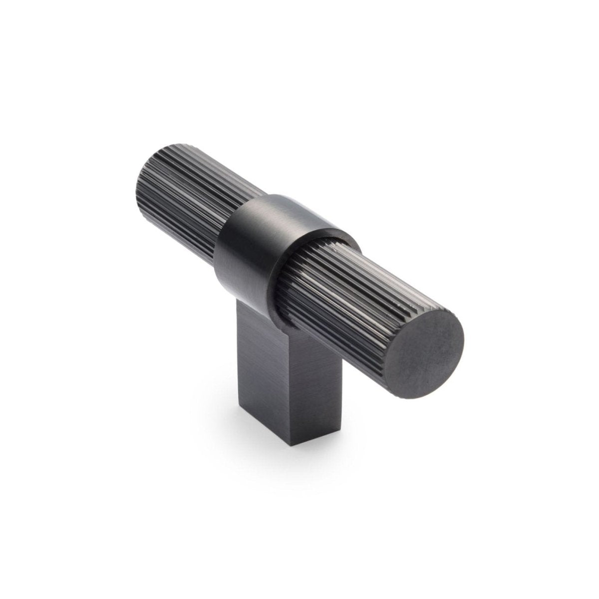 Gunmetal Fluted T - Bar - Athena - Entry - Point - CABATH70GM - Manovella