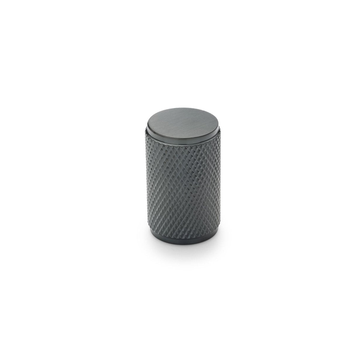 Gunmetal Knurled Cabinet Knob - Helena - Entry - Point - CABHEL18GM - Manovella