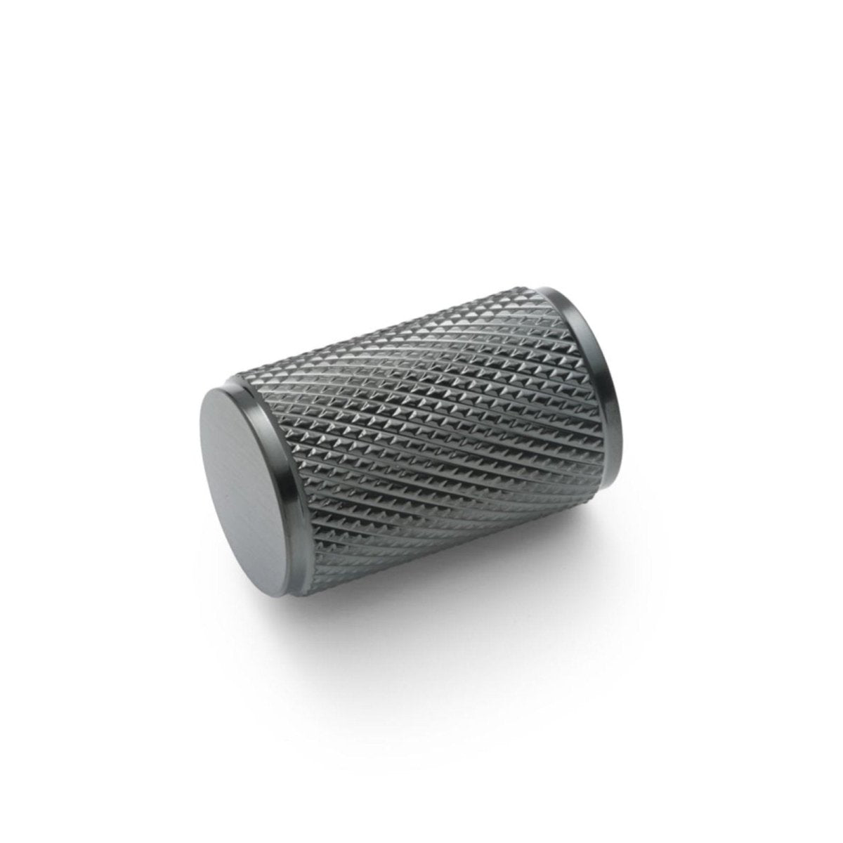 Gunmetal Knurled Cabinet Knob - Helena - Entry - Point - CABHEL18GM - Manovella