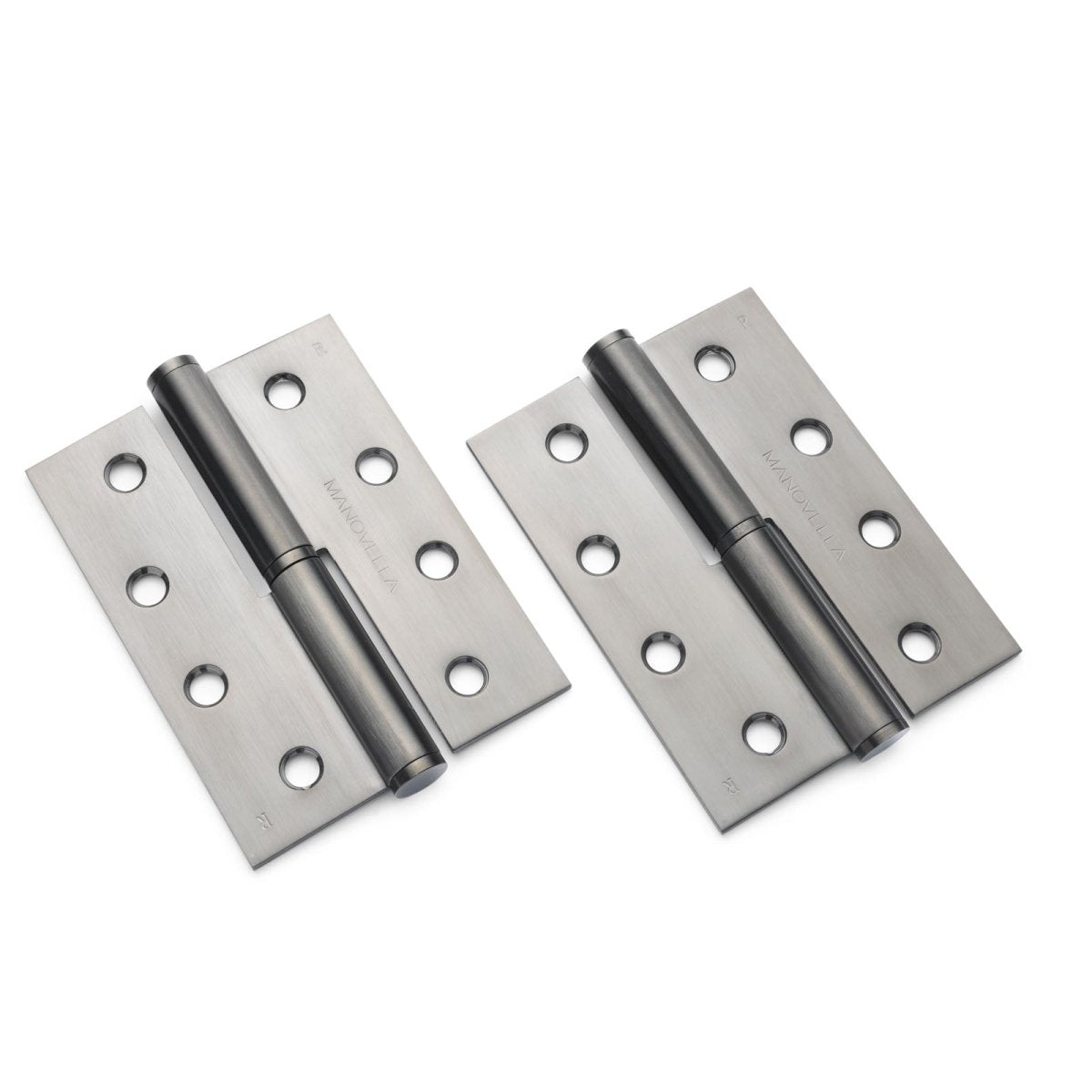 Gunmetal Lift Off Right Hand Hinge (Pair) 100mm x 75mm - Entry - Point - HLOR10075GM - Manovella