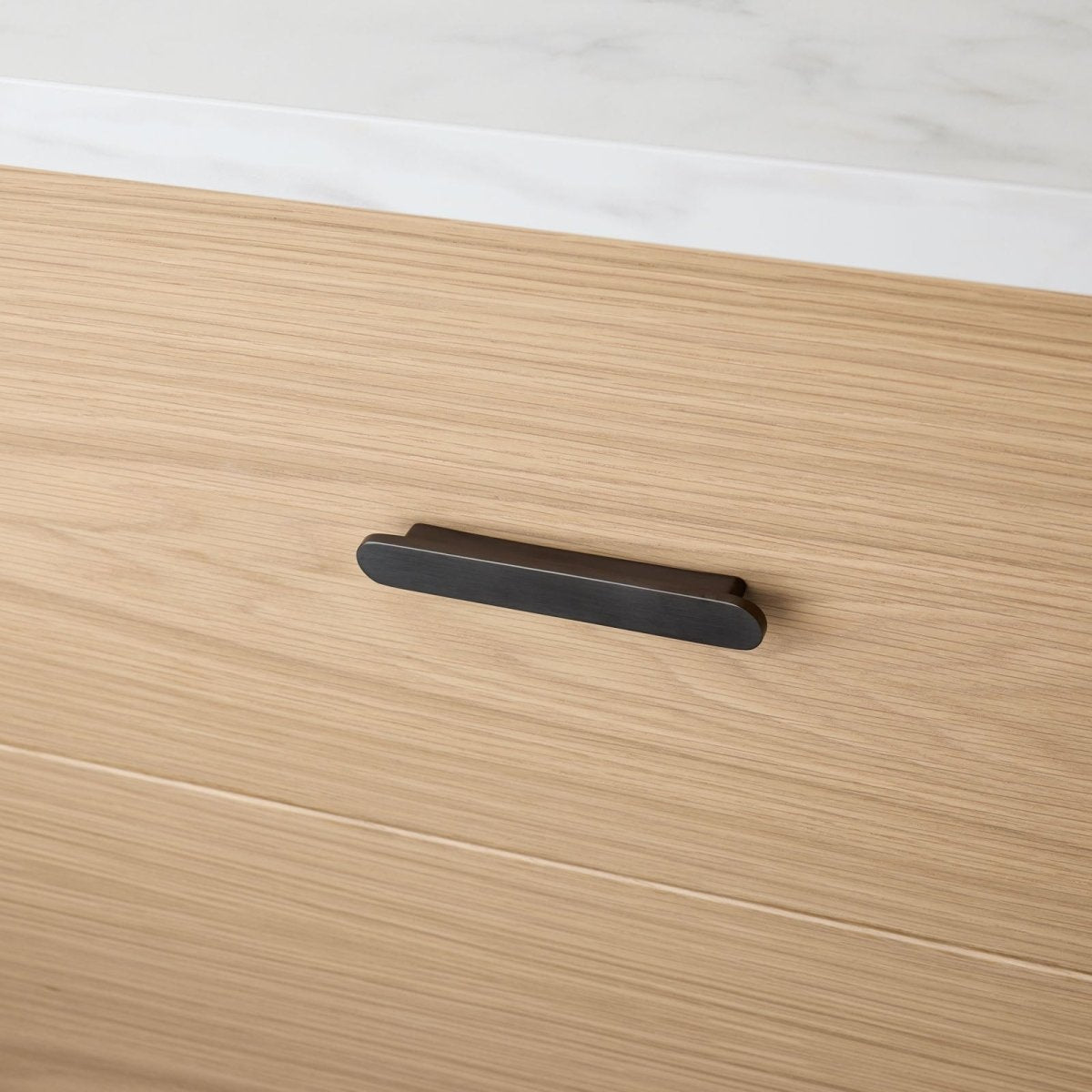 Gunmetal Oval Profile Cabinet Pull - Imogen - Entry - Point - CABIMO127GM - Manovella