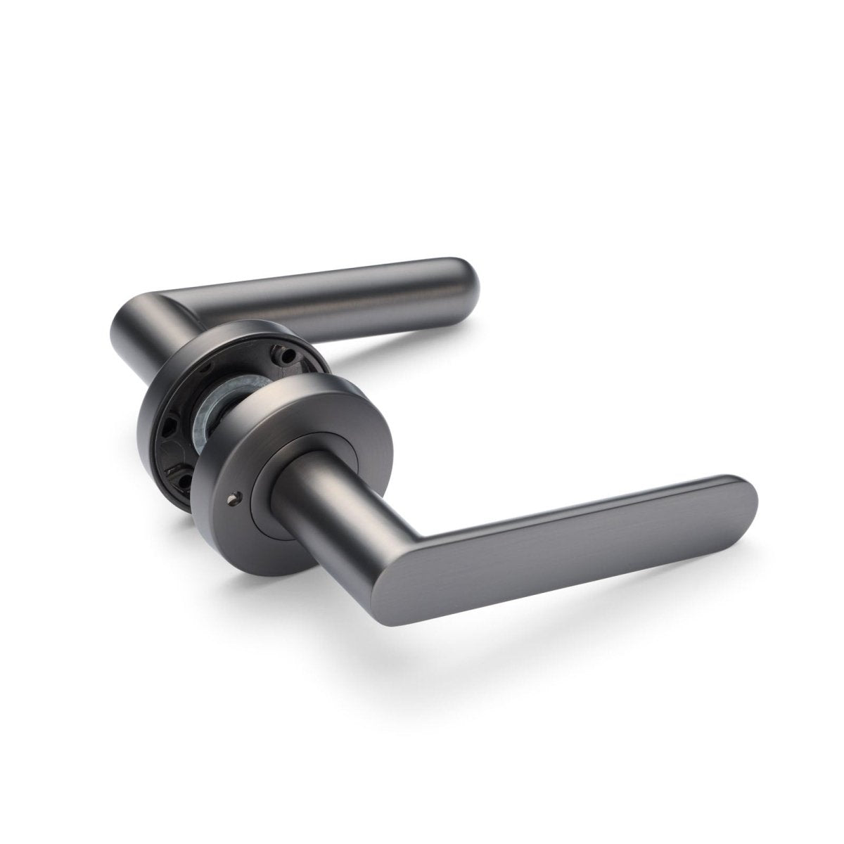 Gunmetal Privacy Door Handle - Fairhaven - Entry - Point - FHV2GM - Manovella