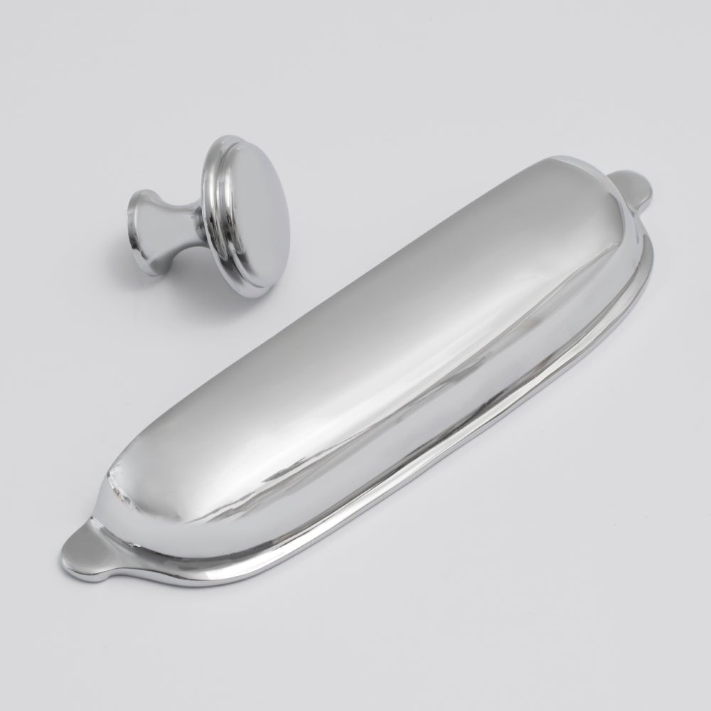 Halifax Knob - Polished Chrome By Hepburn - Entry - Point - HKPC - Hepburn Hardware