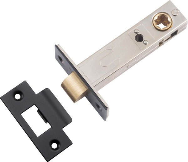 Hard Sprung Split Cam Tube Latch By Iver - Entry Point - Iver - Matt Black - Tube Latches & Bolts