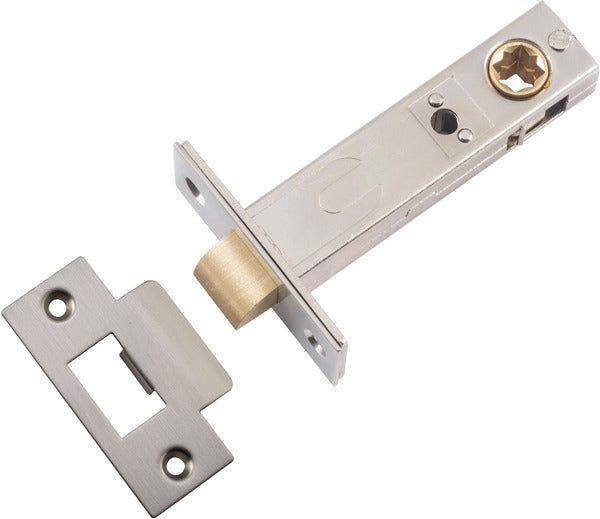 Hard Sprung Split Cam Tube Latch By Iver - Entry Point - Iver - Satin Nickel - Tube Latches & Bolts