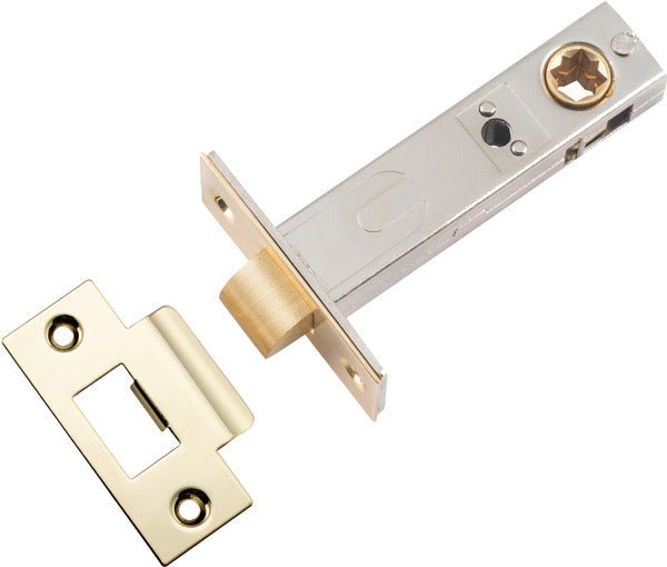 Hard Sprung Split Cam Tube Latch By Iver - Entry Point - Iver - Polished Brass - Tube Latches & Bolts