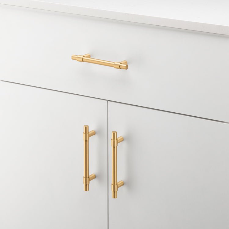 Helsinki Cabinet Pull - Entry Point - Iver - Brushed Brass - Cabinet Pulls