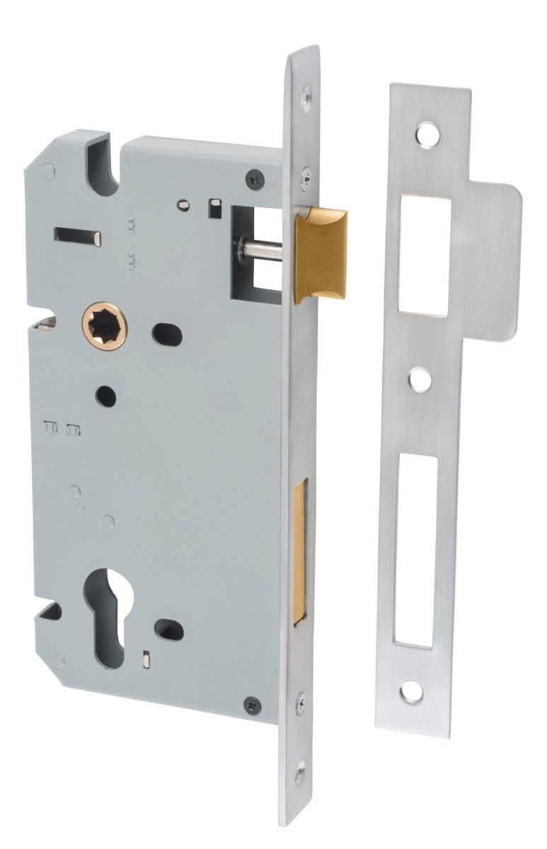 IVER 85mm Euro Mortice Lock – Non - Rebated, 45mm and 60mm Backset - Entry - Point - 6106 - Iver