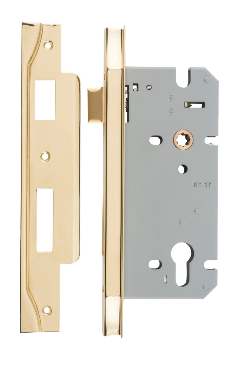 IVER 85mm Euro Rebated Mortice Lock – 45mm and 60mm Backset - Entry - Point - 6029 - Iver