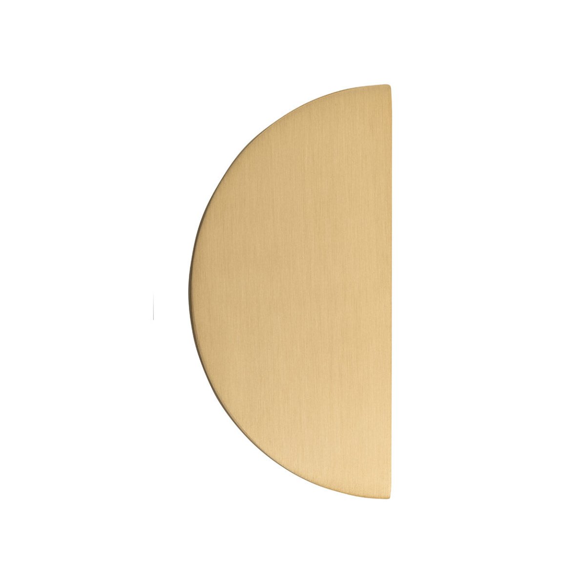 IVER Osaka Half Moon Entrance Pull - Multiple Finishes - Entry Point - Iver - Brushed Brass - Half Moon Pulls