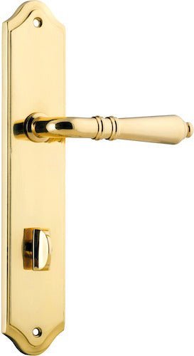 IVER Sarlat Solid Brass Shouldered Door Handle – Multiple Finishes Available - Entry - Point - 10212P85 - Iver