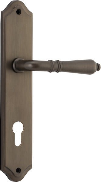 IVER Sarlat Solid Brass Shouldered Door Handle – Multiple Finishes Available - Entry - Point - 10712E85 - Iver