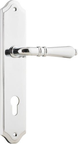 IVER Sarlat Solid Brass Shouldered Door Handle – Multiple Finishes Available - Entry - Point - 11712E85 - Iver