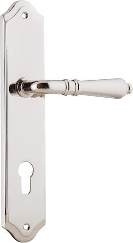 IVER Sarlat Solid Brass Shouldered Door Handle – Multiple Finishes Available - Entry - Point - 14212E85 - Iver