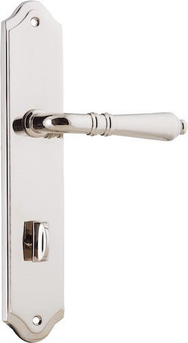 IVER Sarlat Solid Brass Shouldered Door Handle – Multiple Finishes Available - Entry - Point - 14212P85 - Iver