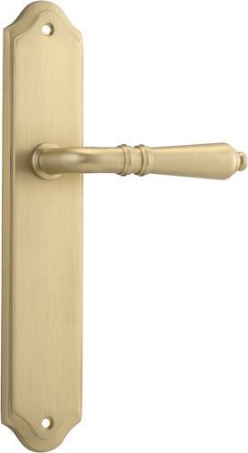 IVER Sarlat Solid Brass Shouldered Door Handle – Multiple Finishes Available - Entry - Point - 15212 - Iver