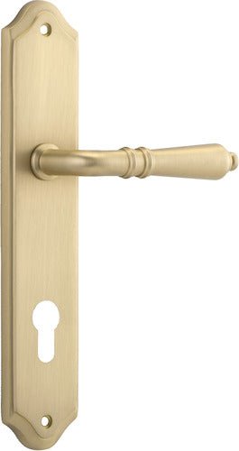 IVER Sarlat Solid Brass Shouldered Door Handle – Multiple Finishes Available - Entry - Point - 15212E85 - Iver