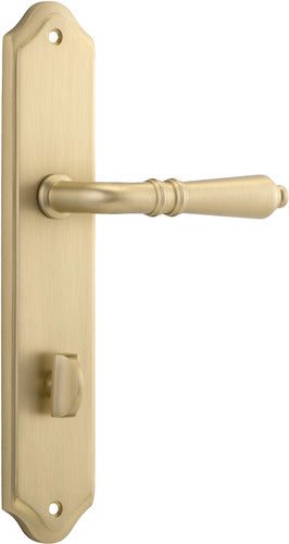 IVER Sarlat Solid Brass Shouldered Door Handle – Multiple Finishes Available - Entry - Point - 15212P85 - Iver