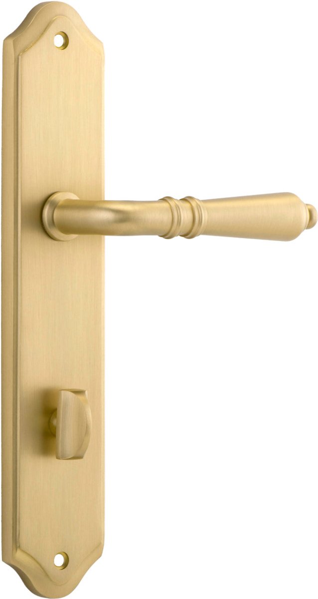 IVER Sarlat Solid Brass Shouldered Door Handle – Multiple Finishes Available - Entry - Point - 16212P85 - Iver