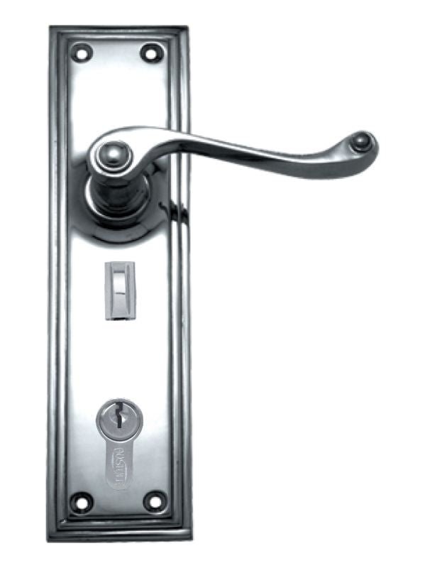 Lever Lock Entrance Set (myLock) SC 200x50mm - Entry - Point - 44084M - Superior Brass