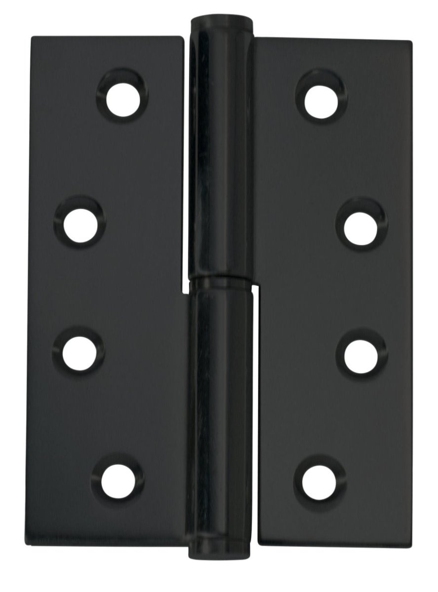 Lift Off Hinges (Single) - Entry Point - Iver - Matt Black - Hinges