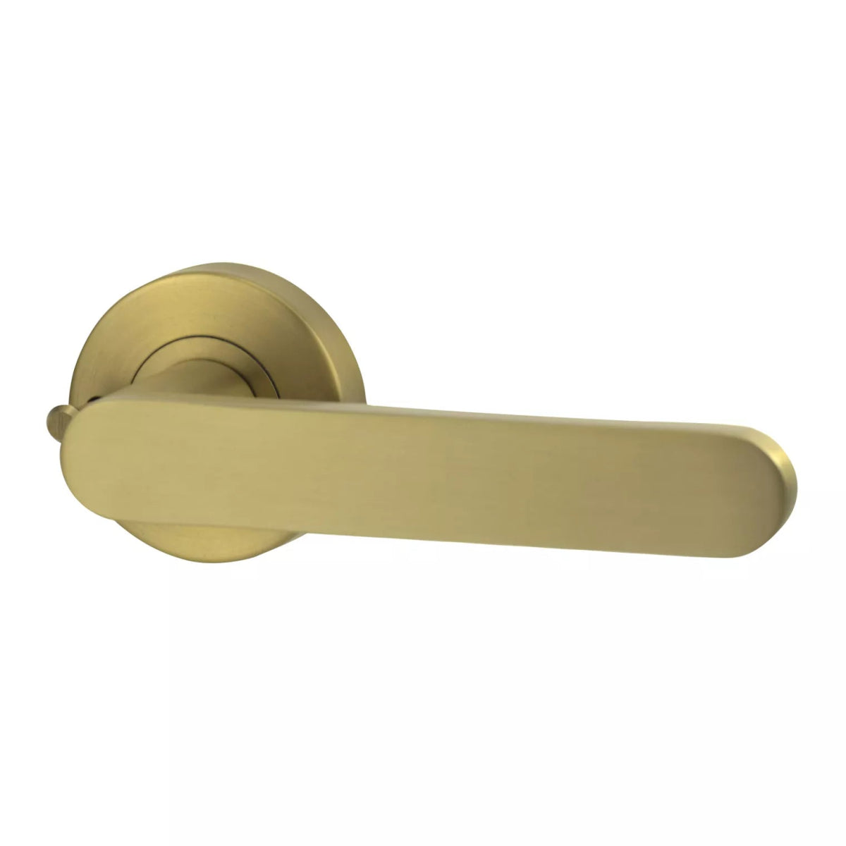 Lockwood Vivid Collection Lever 3 - Satin Brass - Entry - Point - VIV2/V3SBPVD - Lockwood