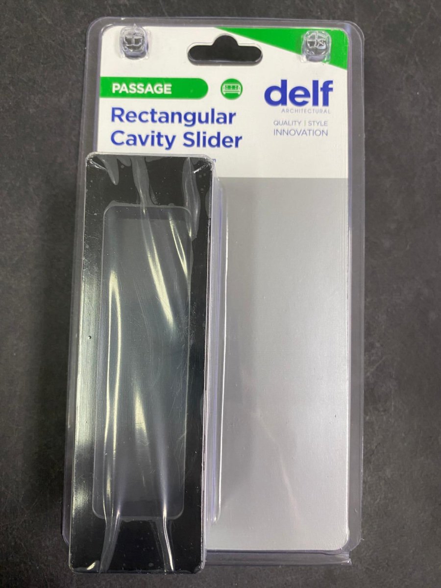 Matt Black Cavity Slider Sets by Delf - Entry - Point - VCRECT805MB - Delf