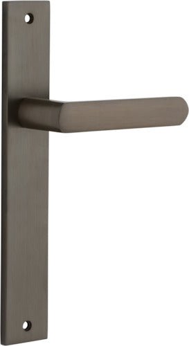 Osaka Lever - Rectangular Backplate - Entry Point - Iver - Signature Brass - Door Levers