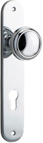 Paddington Knob - Oval Backplate - Entry - Point - 11832E85 - Iver