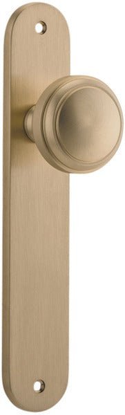 Paddington Knob - Oval Backplate - Entry - Point - 15332 - Iver