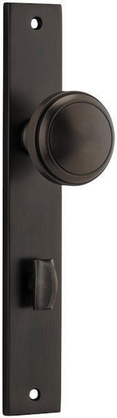 Paddington Knob - Rectangular Backplate - Entry - Point - 10820P85 - Iver