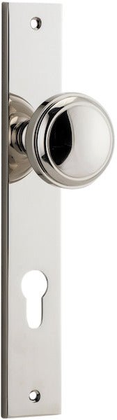 Paddington Knob - Rectangular Backplate - Entry - Point - 14320E85 - Iver