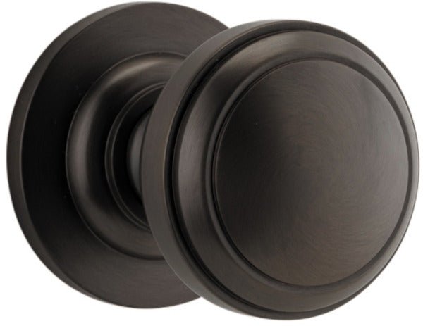 Paddington Knob - Round Rose - Entry Point - Iver - Signature Brass - Door Knobs