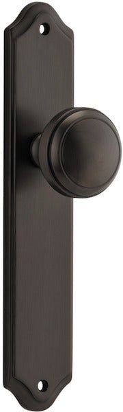 Paddington Knob - Shouldered Backplate - Entry Point - Iver - Signature Brass - Door Knobs