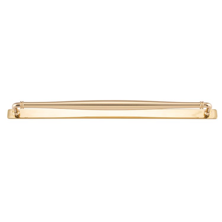 Sarlat Cabinet Pull with Backplate - Entry Point - Iver - Polished Brass - Cabinet Pulls