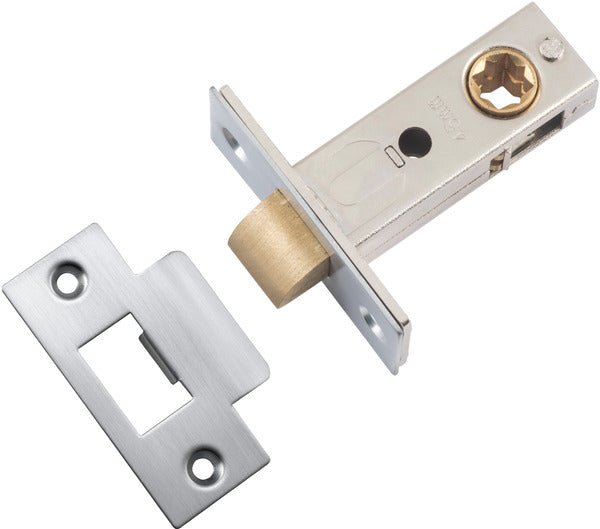 Split Cam Tube Latch By Iver - Entry Point - Iver - Brushed Chrome - Tube Latches & Bolts