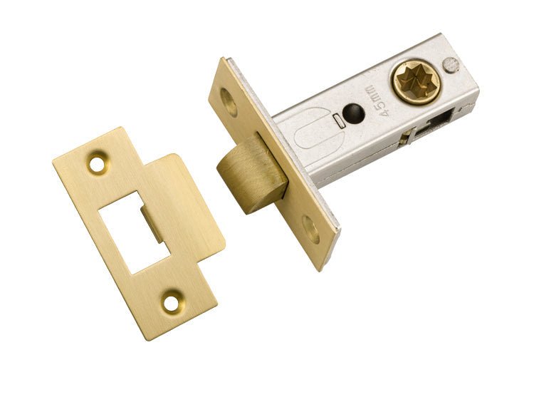 Split Cam Tube Latch By Iver - Entry Point - Iver - Brushed Gold PVD - Tube Latches & Bolts