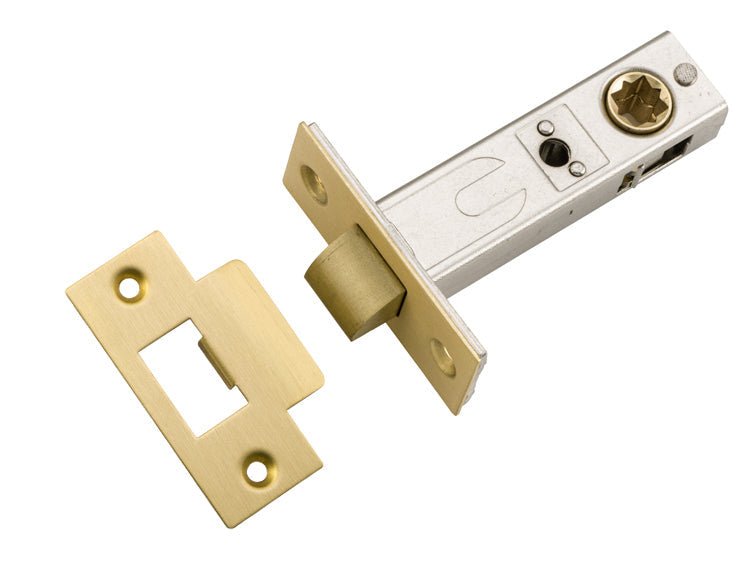 Split Cam Tube Latch By Iver - Entry Point - Iver - Brushed Gold PVD - Tube Latches & Bolts