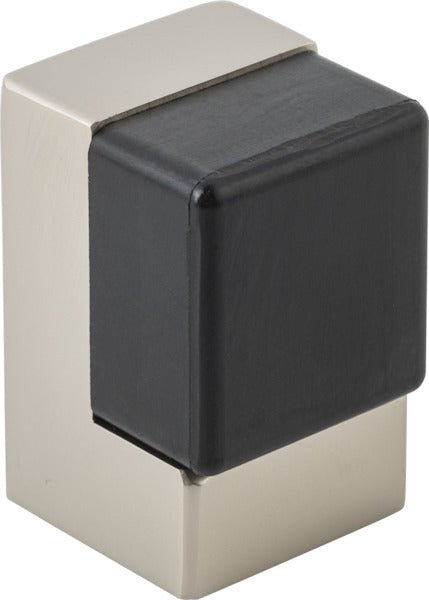 Square Door Stop - Entry Point - Iver - Satin Nickel - Door Stops