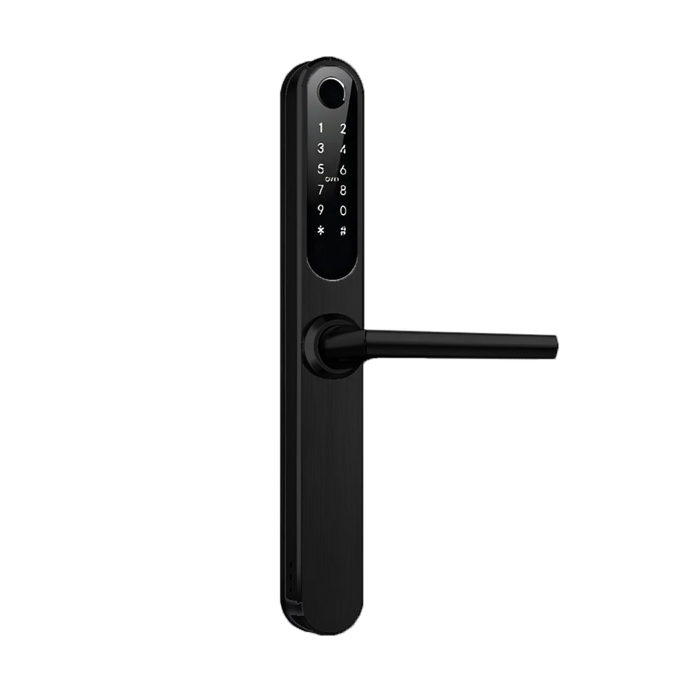 Stealth Smart Lock Longplates – Matt Black By Zanda - Entry - Point - 1325.BLK - Zanda