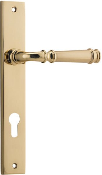 Verona Lever - Rectangular Backplate - Entry - Point - 10206E85 - Iver