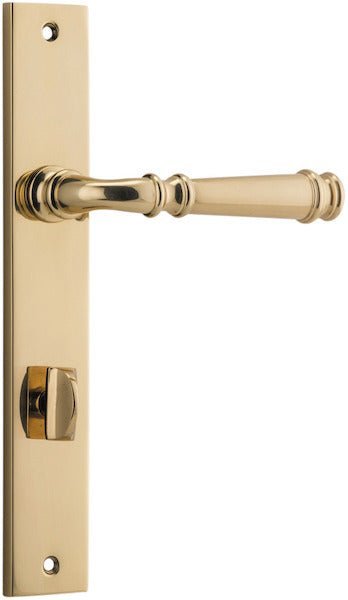 Verona Lever - Rectangular Backplate - Entry - Point - 10206P85 - Iver