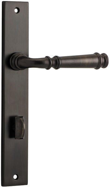 Verona Lever - Rectangular Backplate - Entry - Point - 10706P85 - Iver