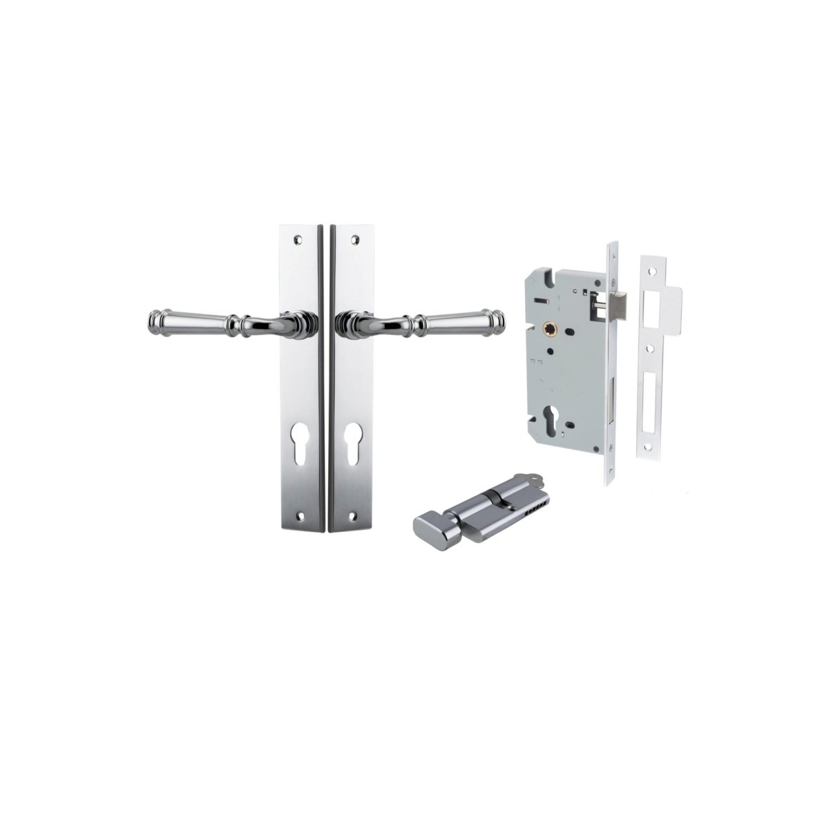 Verona Lever - Rectangular Backplate - Entry - Point - 11706KENTR60KT - Iver