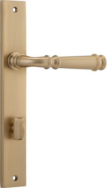 Verona Lever - Rectangular Backplate - Entry - Point - 13206P85 - Iver