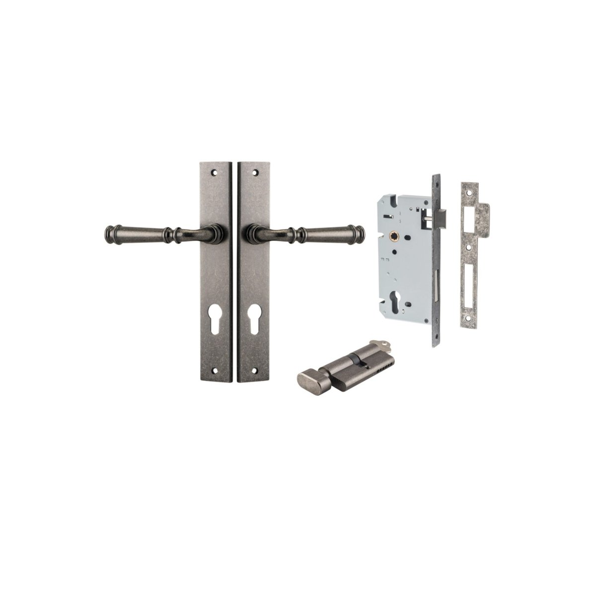 Verona Lever - Rectangular Backplate - Entry - Point - 13706KENTR60KT - Iver