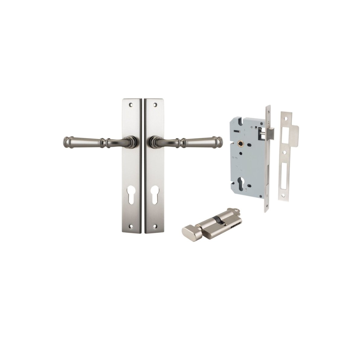 Verona Lever - Rectangular Backplate - Entry - Point - 14706KENTR60KT - Iver